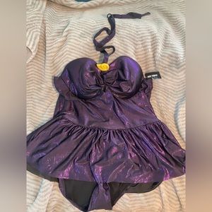 Disney little mermaid Hot topic Ursula one piece swimsuit size 4